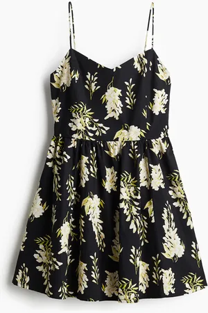H&M Vestido con vuelo en algodón