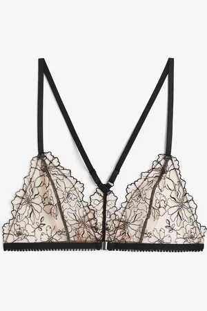 H&M Sostén suave con bordado