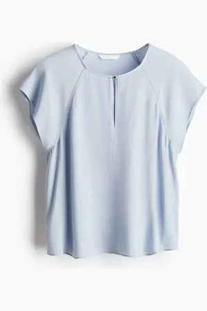 H&M Blusa de crepé