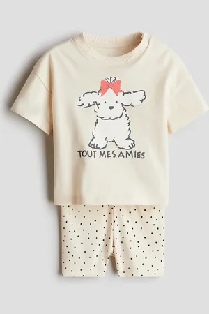 H&M Conjunto de 2 piezas en punto de algodón