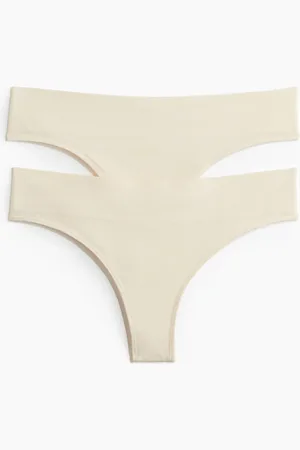H&M 2-pack Panties Brazilian Seamless