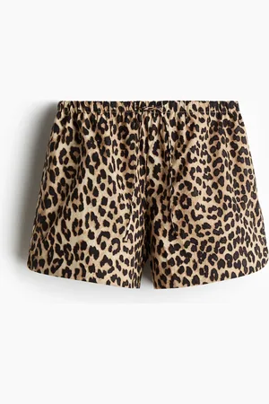 H&M Shorts de algodón con cordón de ajuste