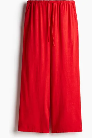 H&M Pantalón recto con cordón de ajuste