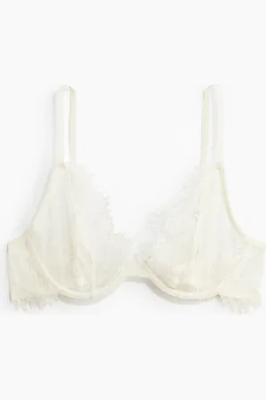 H&M Sostén de encaje con varillas