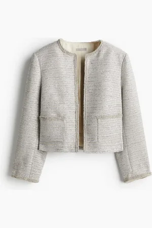 H&M Saco en tejido texturizado