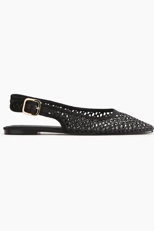 H&M Sandalias de talón descubierto en malla