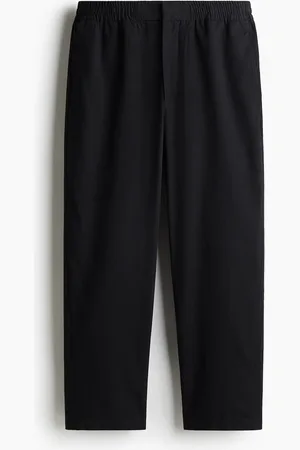 H&M Pantalón Relaxed Fit en sarga de mezcla de algodón