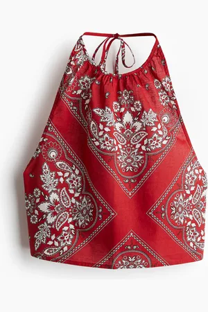 H&M Top playero de cuello halter