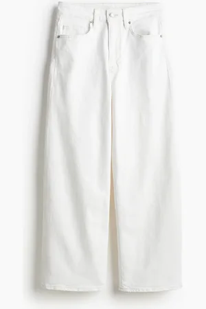 H&M Wide High Cropped Jeans