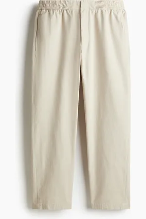 H&M Pantalón Relaxed Fit en sarga de mezcla de algodón