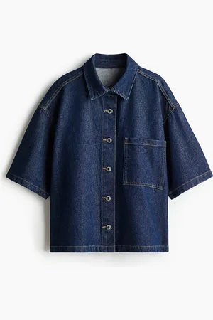 H&M Camisa oversized en denim