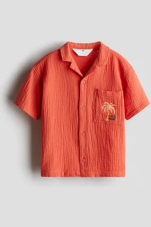 H&M Camisa resort en muselina de algodón