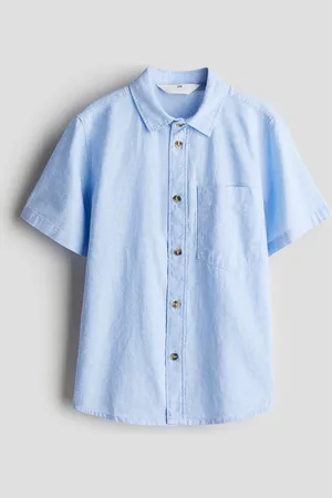 H&M Camisa en mezcla de lino