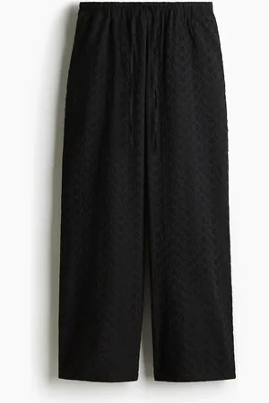 H&M Pantalón recto con cordón de ajuste
