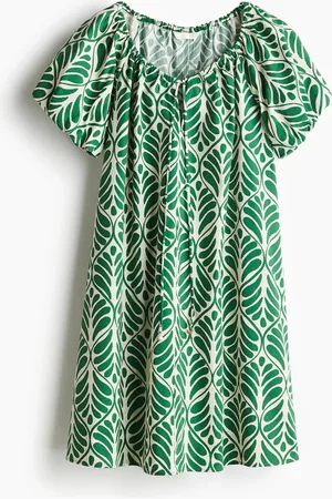 H&M Vestido con cordón de ajuste