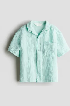 H&M Camisa resort en muselina de algodón