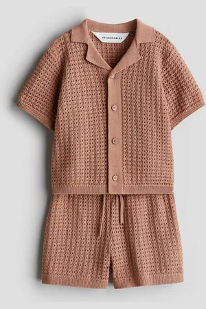 H&M Conjunto 2 piezas en tejido pointelle de algodón