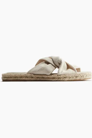 H&M Sandalias alpargatas con detalle trenzado