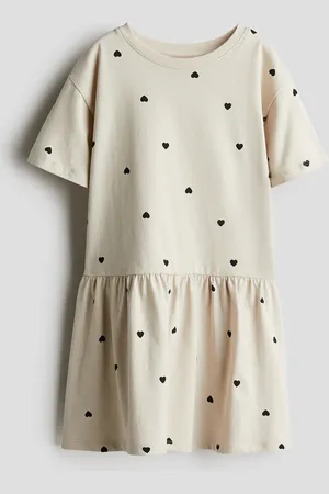 H&M Vestido en punto de algodón