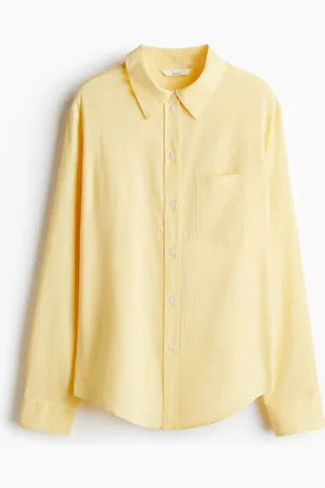 H&M Camisa en mezcla de lino