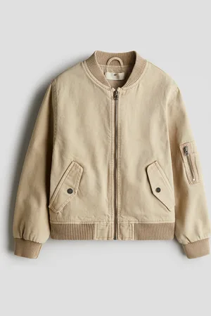 H&M Chamarra bomber de sarga