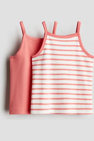 H&M 2-pack Tops de tirantes en algodón