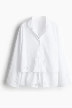 H&M Pijama en bordado inglés