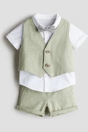 H&M Conjunto de 4 piezas en mezcla de lino