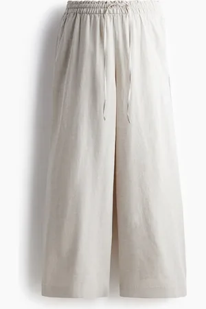 H&M MAMA Pantalón Before & After en mezcla de lino