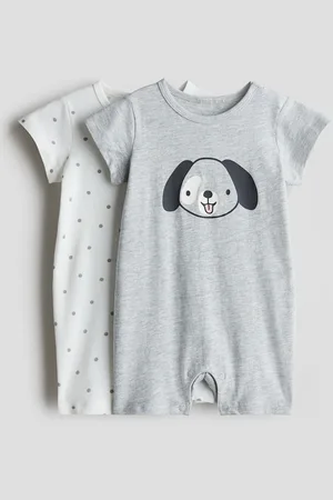 H&M 2-pack Pijamas en punto de algodón