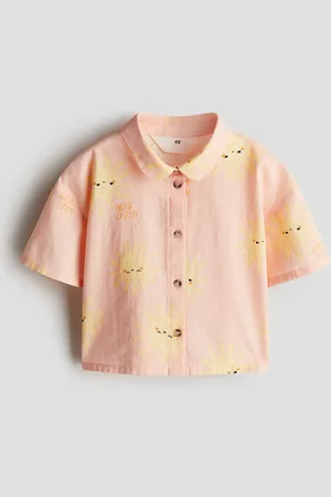 H&M Blusa en mezcla de lino