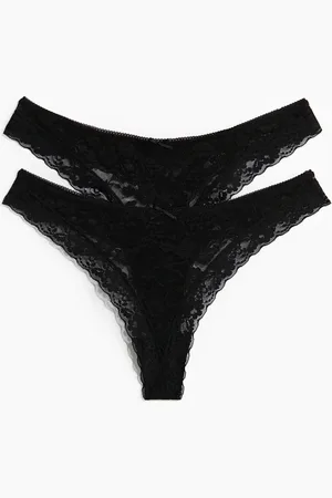 H&M 2-pack Panties Thong de encaje