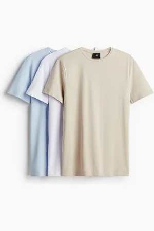 H&M 3-pack de playeras Slim Fit