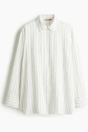 H&M Camisa en mezcla de lino