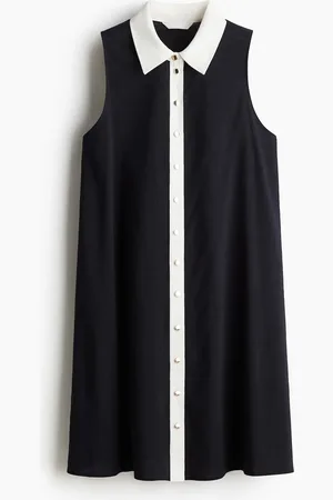 H&M Vestido camisa línea A