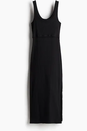 H&M MAMA Vestido de lactancia acanalado