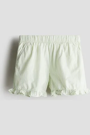H&M Shorts de algodón con olanes