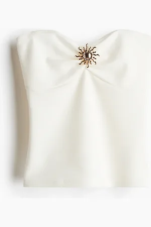 H&M Metal-detail tube top