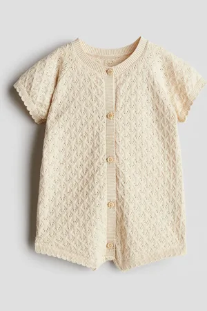 H&M Mono en tejido pointelle de algodón