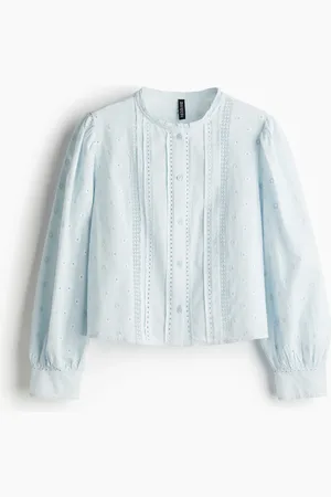 H&M Blusa en bordado inglés