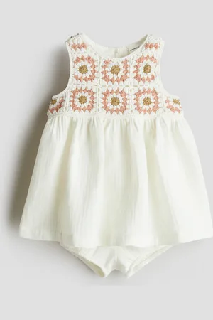 H&M Conjunto de 2 piezas con detalle de crochet