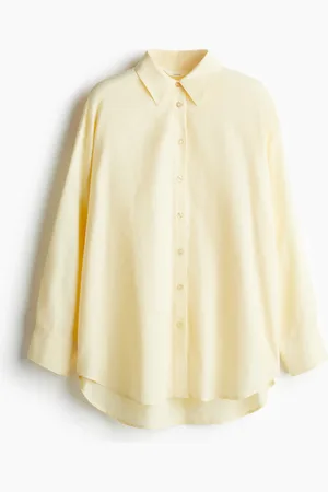 H&M Camisa en mezcla de lino