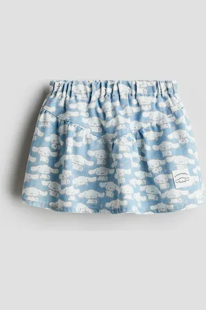 H&M Falda de denim con diseño