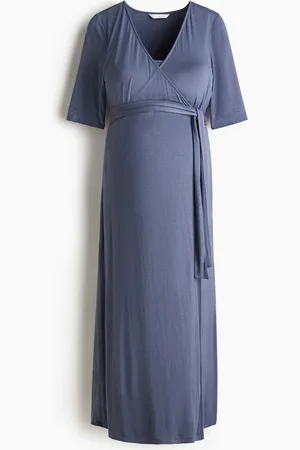 H&M MAMA Vestido de lactancia cruzado