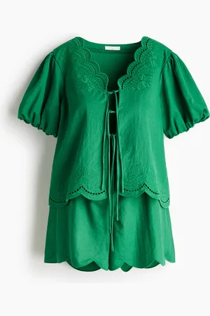 H&M MAMA Conjunto de 2 piezas con bordes ondulados