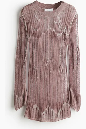H&M Vestido mini tejido