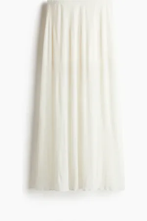 H&M Falda maxi plisada
