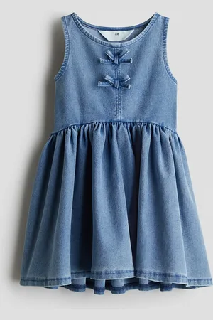 H&M Vestido con apariencia de denim
