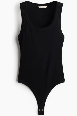 H&M Body thong acanalado en mezcla de seda