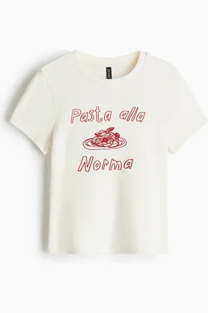 H&M Playera acanalada